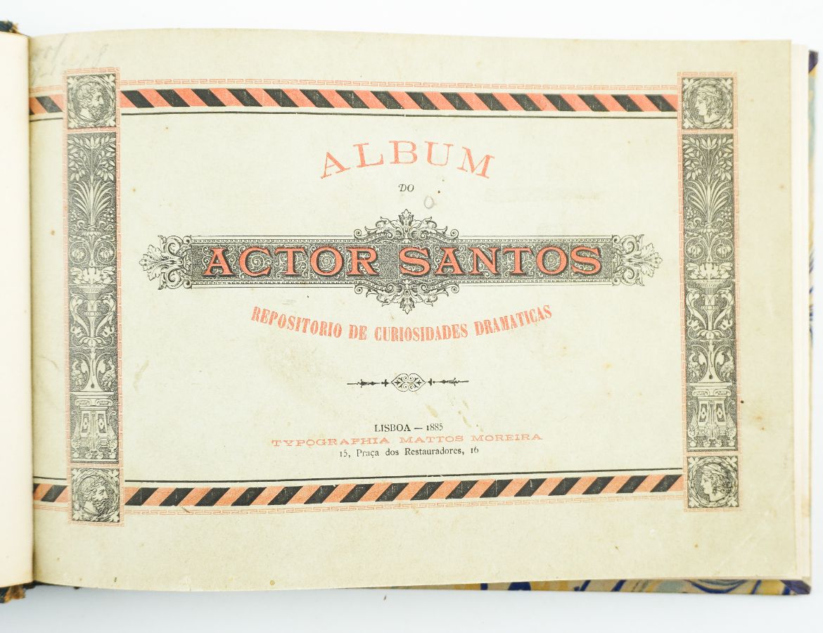 Album do Actor Santos – Ilustrado por Rafael Bordalo Pinheiro (1885)