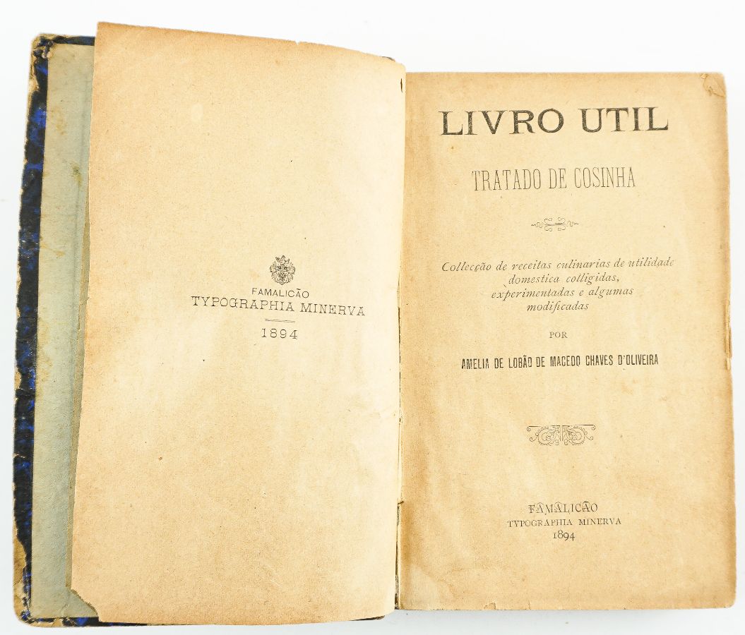 Livro Util – Tratado de Cosinha (1894)