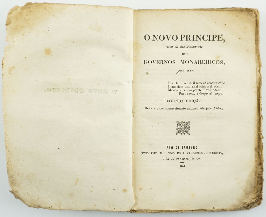 O Novo Príncipe ou o Espírito dos Governos Monárquicos (1841)