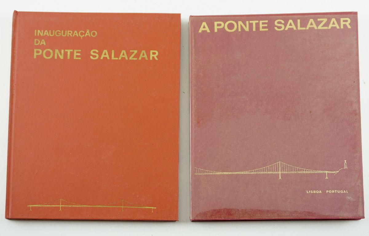 Conjunto de Livros sobre a Ponte de Salazar: