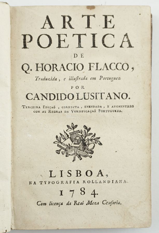 Arte Poetica de Q. Horacio Flacco