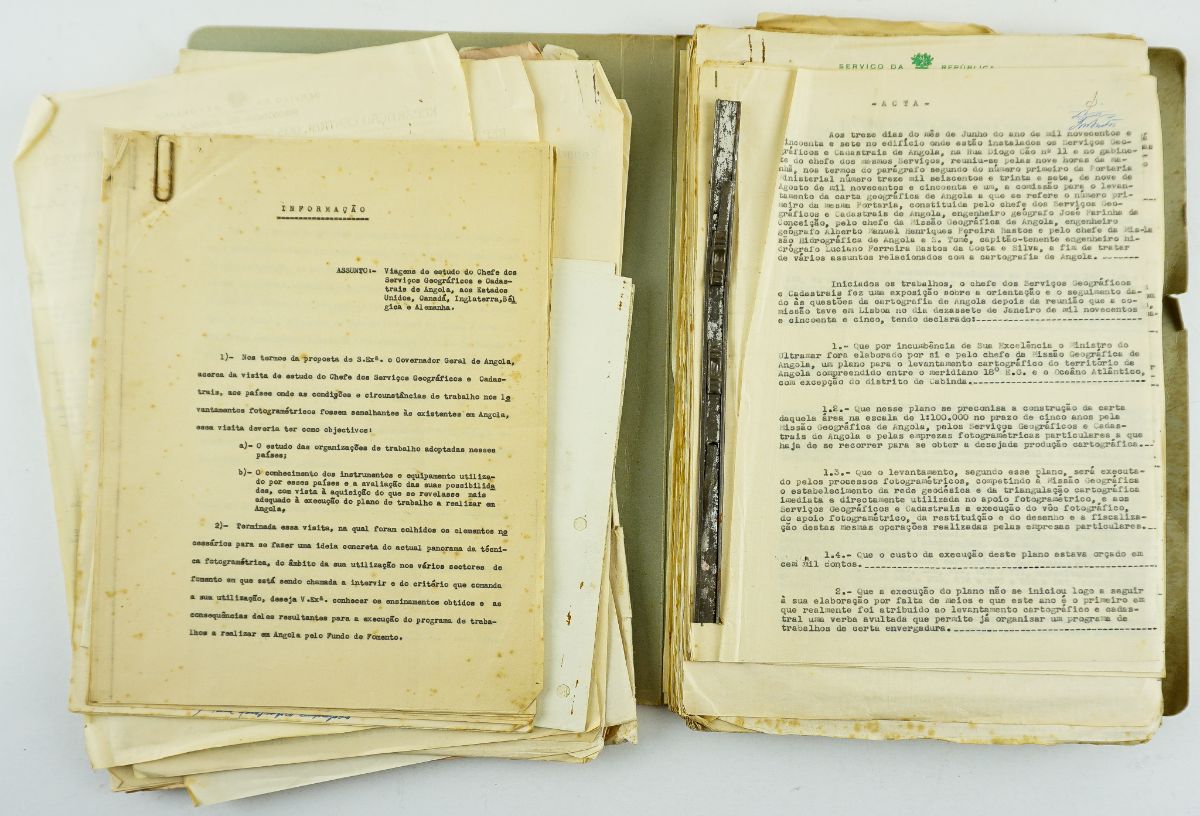 Carta Angola – manuscritos