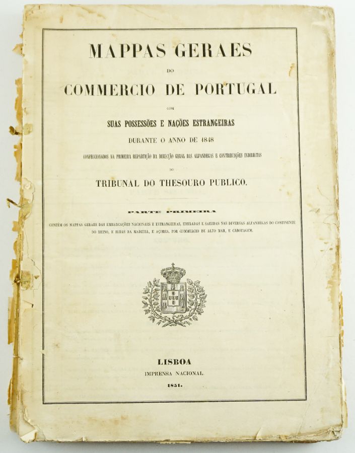 Mappas Geraes do Commercio de Portugal