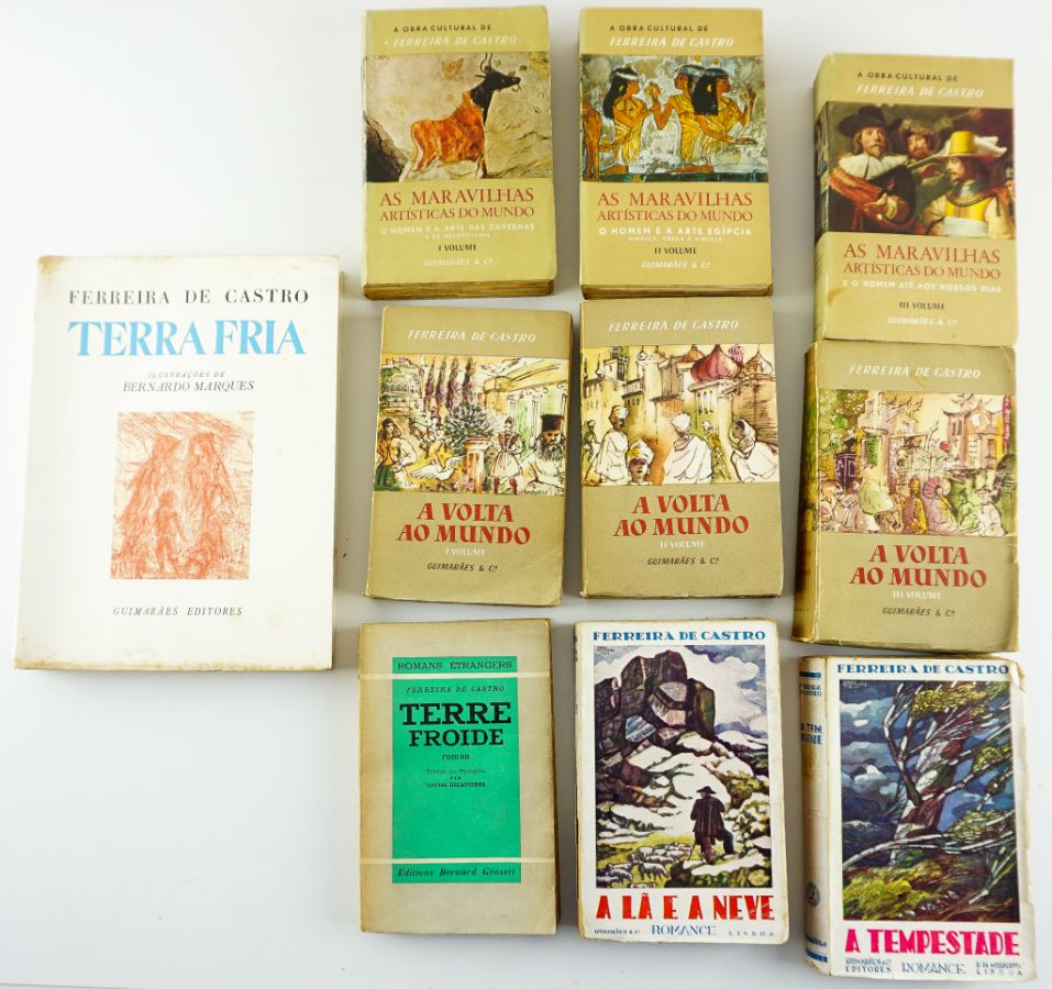 Ferreira de Castro - obras com dedicatória do autor