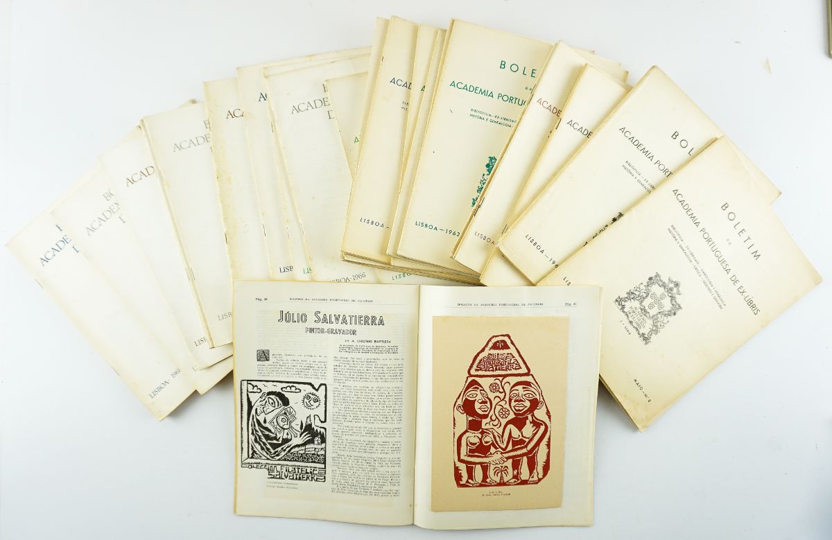 Trinta e Três (33) Boletins da Academia Portuguesa de Ex-Libris