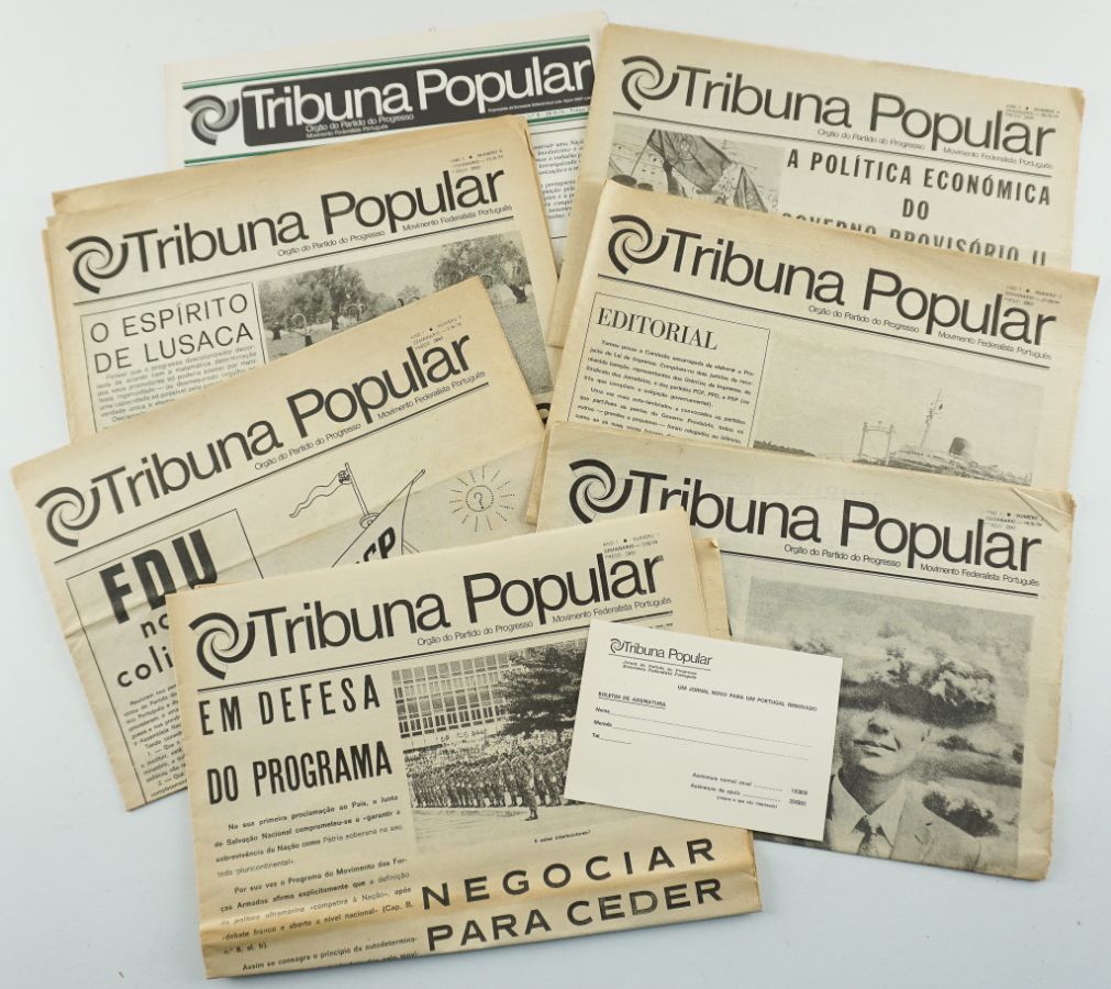 Tribuna Popular – órgão do Partido Federalista Português (1974)