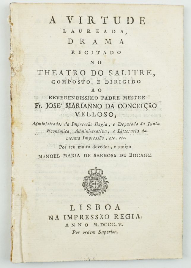 Bocage – A Virtude Laureada (1805)