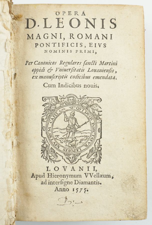 Opera D.Leonis Magni Romani Potificis (1577)