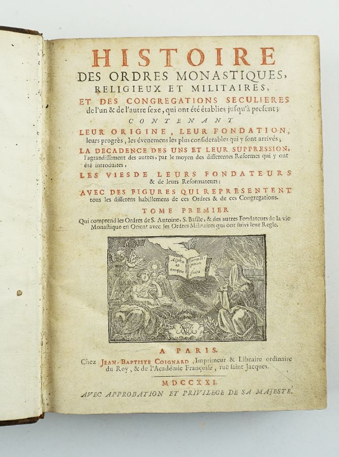 Histoire des Ordres Monastiques