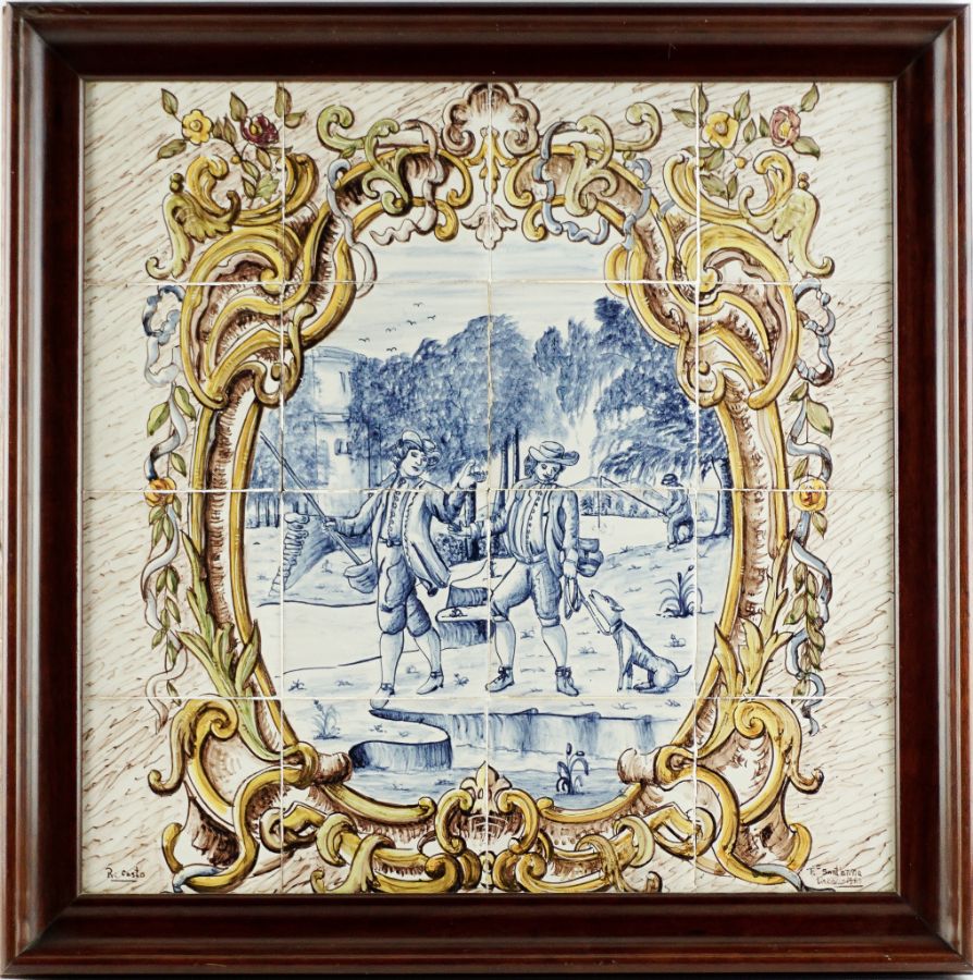 Painel de 16 Azulejos