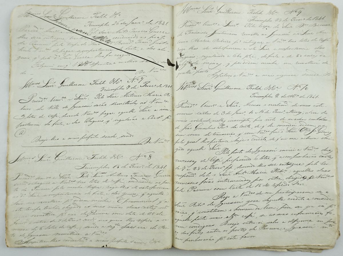 Manuscritos Roça –Café São Tomé e Príncipe 1840-1842