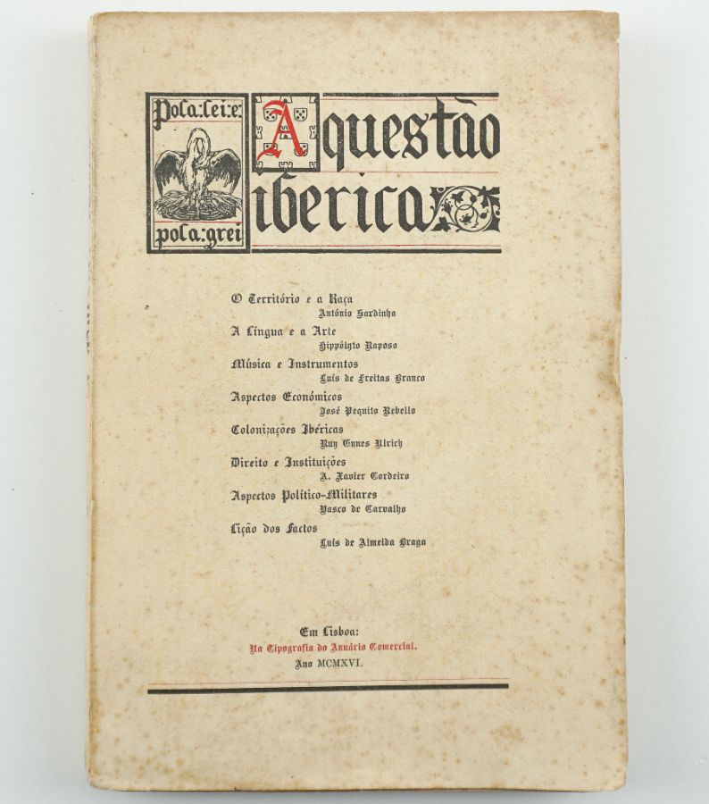 Integralismo Lusitano – A Questão Ibérica (1915)