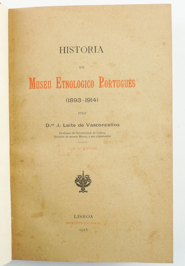 História do Museu Etnologico Português (1893-1914)