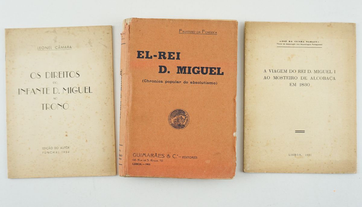 Três livros sobre o Rei D. Miguel I