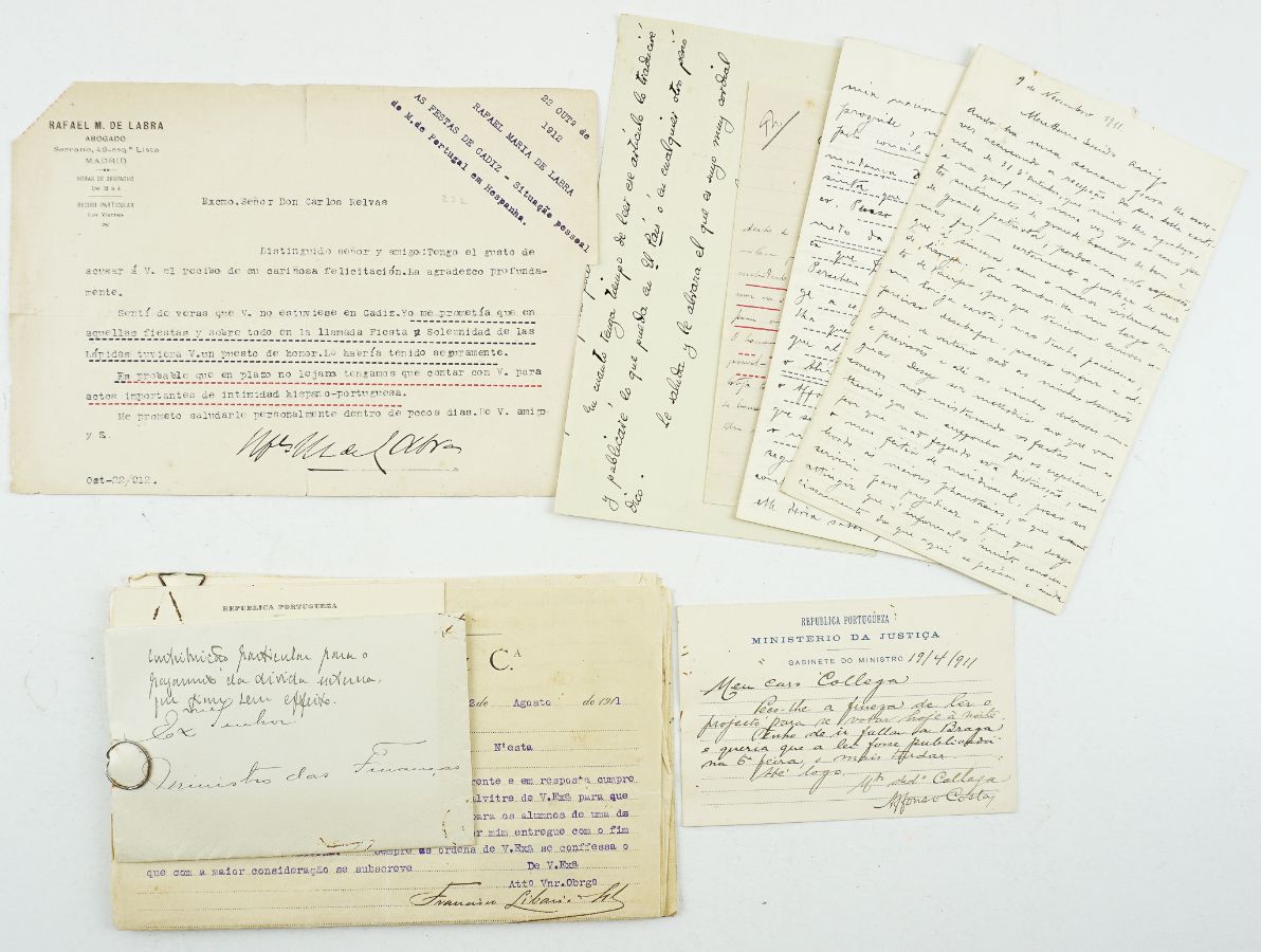 Importante Conjunto de manuscritos Republicanos 1911-1913