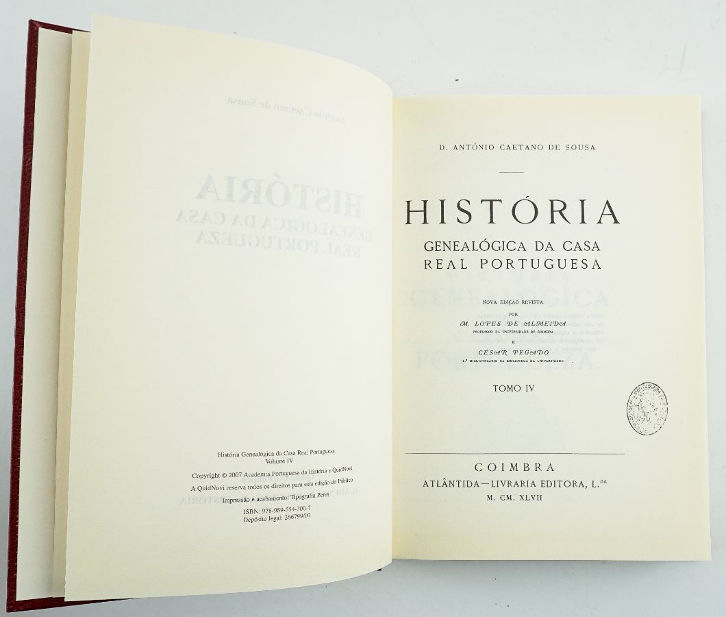 História Genealógica da Casa Real Portuguesa