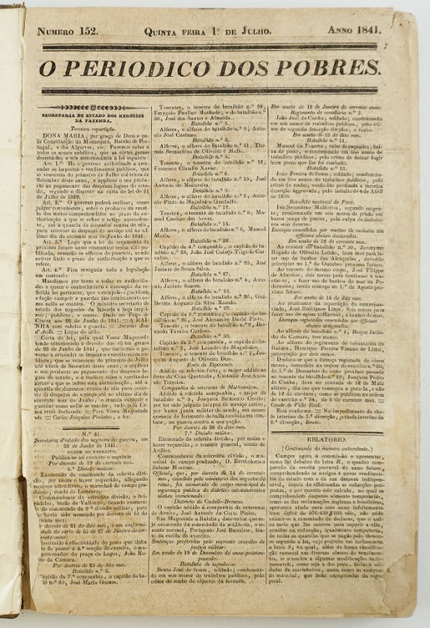 O Periódico dos Pobres (1841)