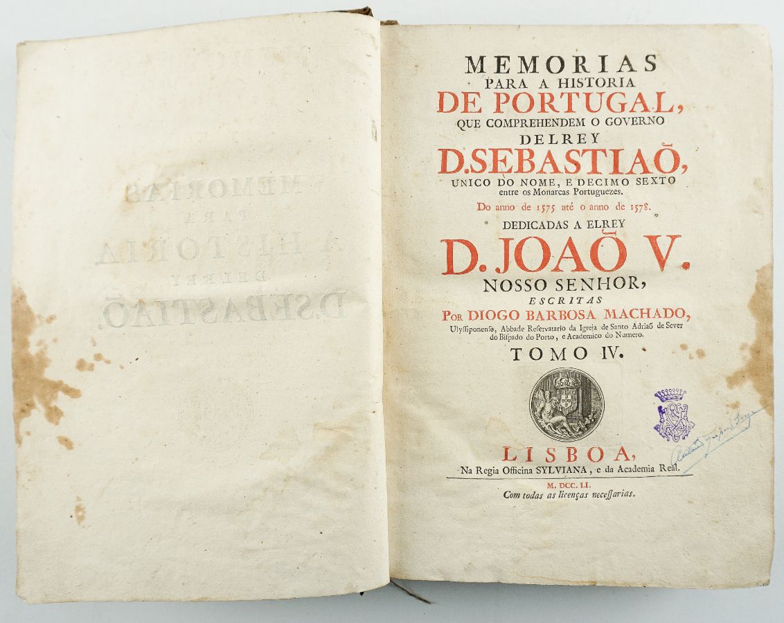 Obras do Sec XVIII sobre História e Geografia de Portugal