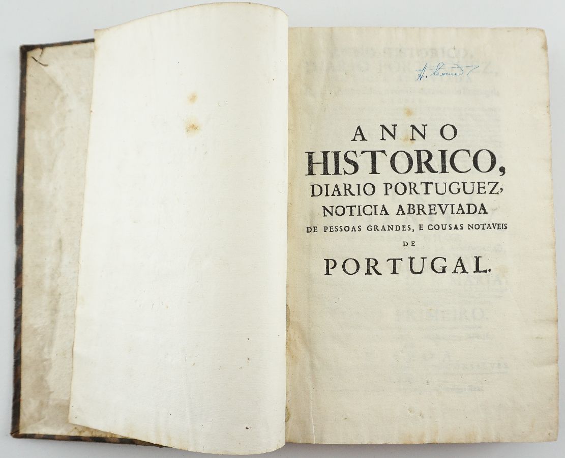 Anno Histórico Diário Portuguez – 1744