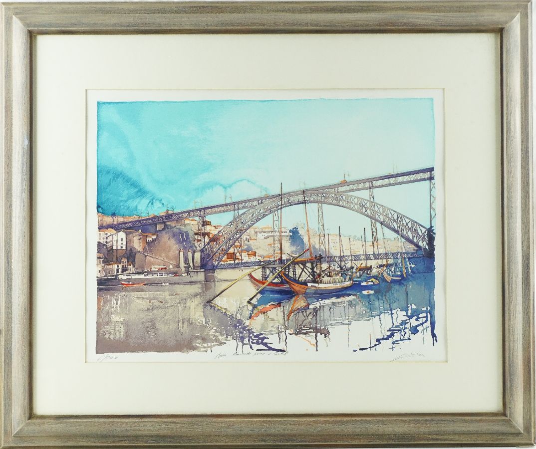 Ponte de S. Luís com vista do Porto